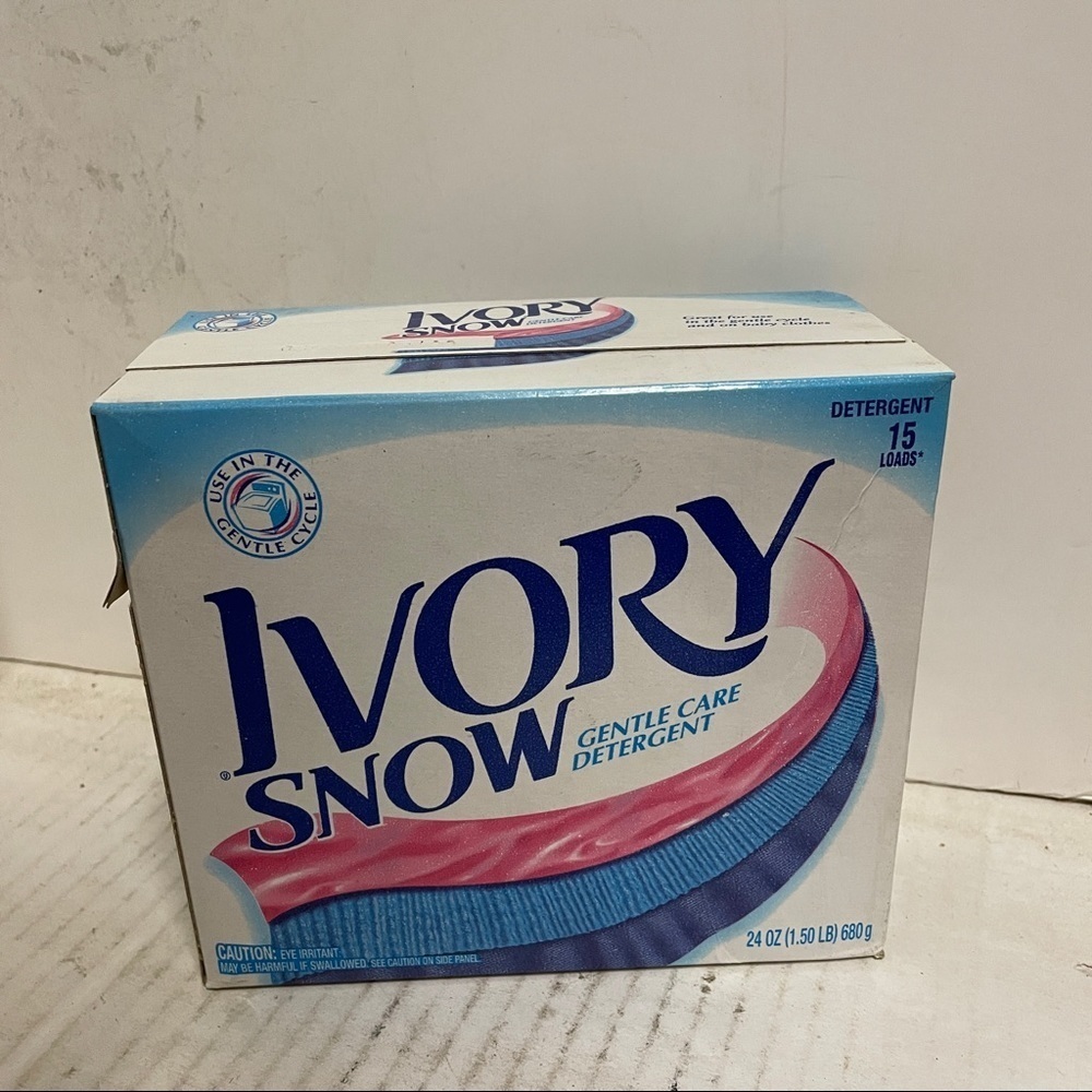 Ivory Snow Laundry Detergent Vintage HTF